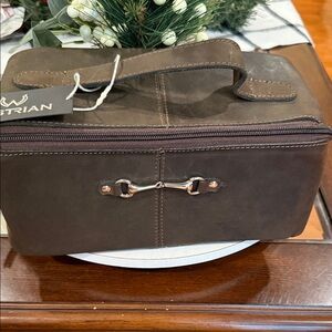 Dark Brown Toiletry or Travel Bag for Men